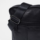Сумка кросс-боди мужская Fidelio Largo на молнии, наружный карман, 21×8×25 см, чёрная - Фото 5