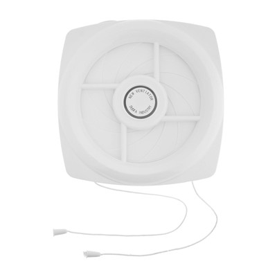 УЦЕНКА Вентилятор вытяжной ZEIN LOF-04, d=140 мм, 220 В, 18 Вт, с жалюзи, провод