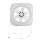 УЦЕНКА Вентилятор вытяжной ZEIN LOF-04, d=140 мм, 220 В, 18 Вт, с жалюзи, провод - Фото 2