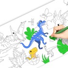 Раскраска - рулон «Диномир», 2 метра - Фото 3