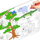 Раскраска - рулон «Животные», 2 метра - Фото 3