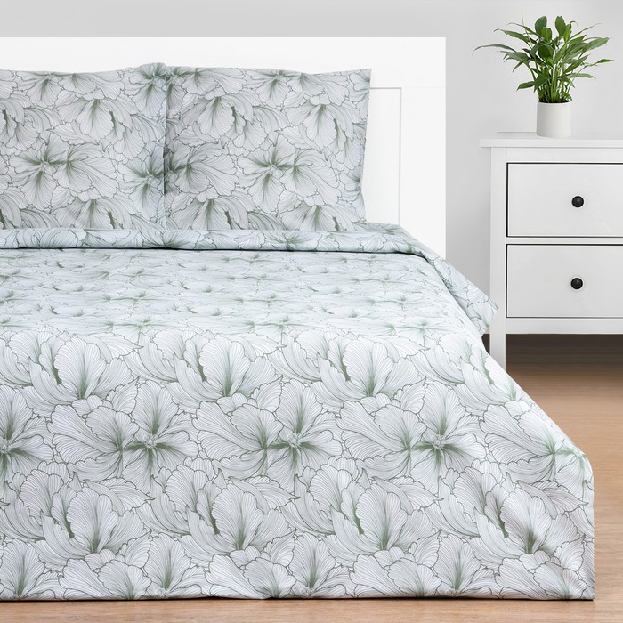 Постельное бельё евро «Этель. Великолепие», бязь