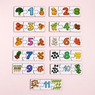 Пазлы деревянные «Цифры-счет», 33 детали, тройные 9348061