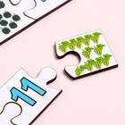 Пазлы деревянные «Цифры-счет», 33 детали, тройные 9348061