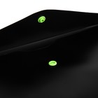 Папка-конверт на кнопке А5, 150 мкм, Calligrata «No Secret», непрозрачная, черная, микс цветные кнопки - Фото 3