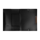 Папка на резинке А4, 500 мкм, Calligrata, корешок 15 мм, чёрная, МИКС (неоновые цветные резинки) - Фото 4