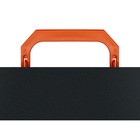 Папка портфель А4, 700 мкм, 1 отделение, Calligrata, чёрный с оранжевыми элементами отделки - фото 9056533