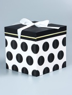 Коробка подарочная самосборная «Горошек» 15×15×15 см - Фото 2