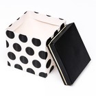 Коробка подарочная самосборная «Горошек» 15×15×15 см - Фото 4