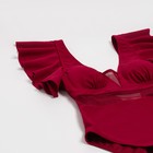 Купальник женский слитный MINAKU цвет бордо, размер 46 - Фото 2