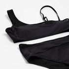 Купальник женский раздельный со вставками MINAKU цвет черный, размер 46 - фото 4611406