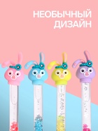 Ручка-прикол Calligrata «Зайка», чёрный стержень, гелевая, МИКС - Фото 2