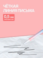 Ручка-прикол Calligrata «Зайка», чёрный стержень, гелевая, МИКС - Фото 3