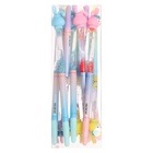 Ручка-прикол Calligrata «Зайка», чёрный стержень, гелевая, МИКС - Фото 5