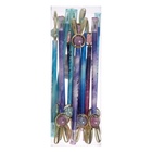 Ручка гелевая-прикол МИКС Блеск Планета Ушки (12 шт) - фото 809441861