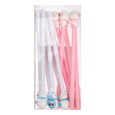 Ручка-прикол Calligrata «Панда-космонавт», чёрный стержень, гелевая, МИКС