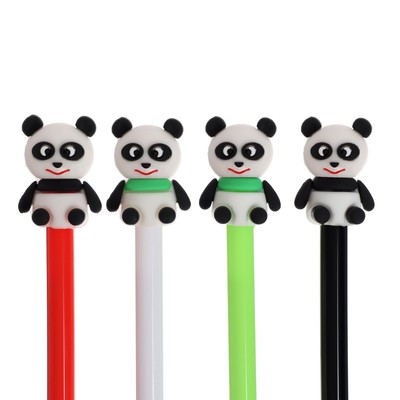 Ручка гелевая-прикол "Панда", МИКС