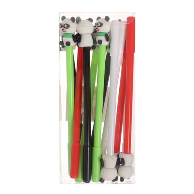 Ручка гелевая-прикол "Панда", МИКС