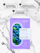 Маска тканевая увлажняющая для лица с экстрактом голубики (комплект 2 шт) - фото 39681601