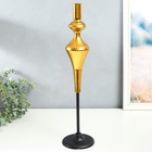 Подсвечник на 1 свечу «Рафаэль», состаренная бронза, 12×12×49 см - фото 21988752