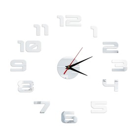 Интерьерные часы-наклейка "Классика", плавный ход, d= 40 см, мод. AM-13