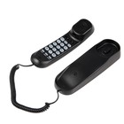 Проводной телефон Ritmix RT-002, пауза, повтор, импульсный набор, черный - фото 7352940