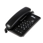 Проводной телефон Ritmix RT-311, повтор, отключение микрофона, индикация, черный - фото 10214548