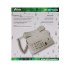 Проводной телефон Ritmix RT-311, повтор, отключение микрофона, индикация, белый - фото 8995371