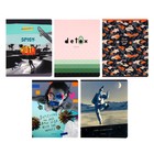 Тетрадь 48 листов в клетку Super-Super Mix-40, обложка мелованный картон, блок офсет 65 г/м2, МИКС - фото 34397148