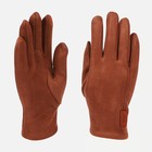 Перчатки мужские, безразмерные, без утеплителя, цвет светло-коричневый - фото 10214855