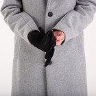 Перчатки мужские, безразмерные, без утеплителя, цвет чёрный 9472831