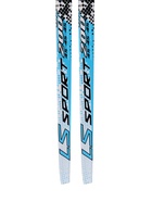 Комплект лыжный: пластиковые лыжи 200 см с насечкой, стеклопластиковые палки 160 см, крепления NN75 мм, цвета МИКС - Фото 10