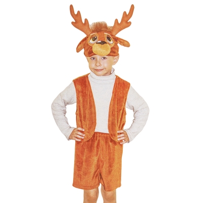 Карнавальный костюм «Олень», плюш, рост 122-128 см