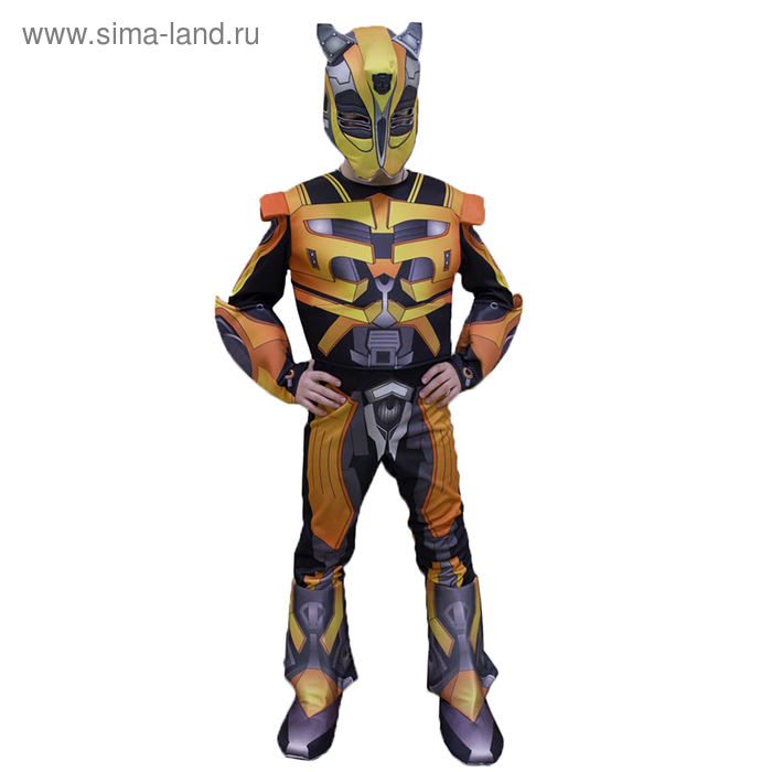 Карнавальный костюм «Трансформер», кофта, брюки, головной убор, р. 34, рост 134 см - Фото 1