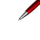 Ручка подарочная, шариковая, в пластиковом футляре, поворотная, "Франсуаза", бордово-серебристая - Фото 11