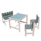 Набор детской игровой мебели «Каспер»: стол + 2 стула + скамья, Синий - фото 10215056