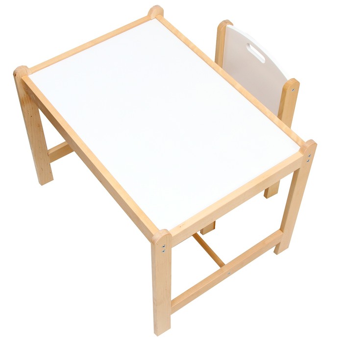 Набор детской мебели: стол + стул, «Каспер», белый - фото 1894407358