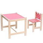 Набор детской мебели: стол + стул, «Каспер», розовый - фото 10215086