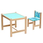 Набор детской мебели: стол + стул «Каспер», «Симпатия бирюзовая» - фото 10215102