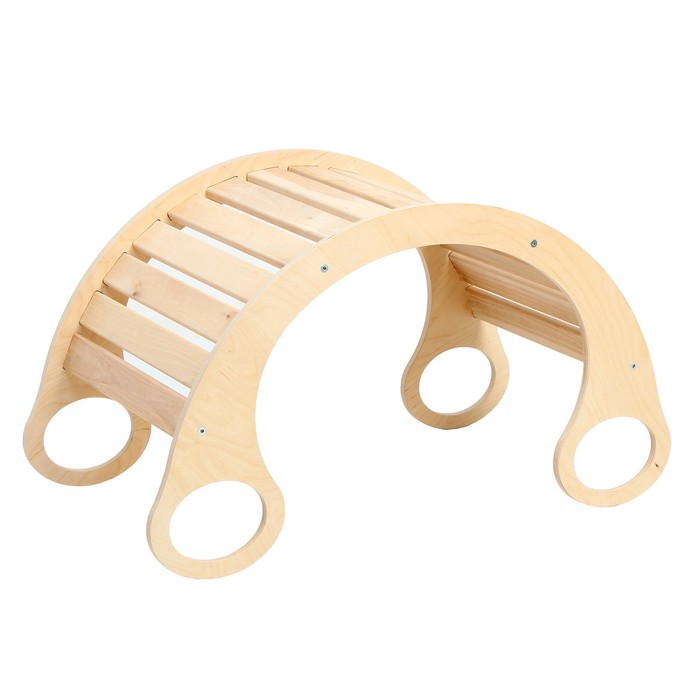 Детская горка-качалка «Радуга», Натурэль 60030