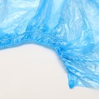 Бахилы Эконом в гриппере, синие,  130*400 мм, 20 мкм, 2,4 гр. (комплект 1000 шт) - фото 21989470