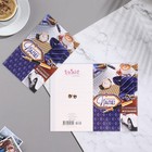 Открытка "Любимому папе!" галстук, машина, (комплект 10 шт) - фото 48127258