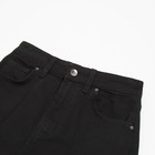 Брюки женские джинсовые со стрелкой MINAKU цвет чёрный, размер 42 - Фото 6