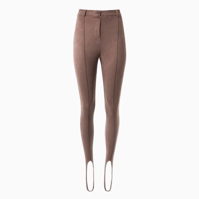 Легинсы классические женские MINAKU: Casual Collection, кофе, размер 40