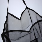 Сумка шопер пляжная, сеточная, 41х32х26 см, чёрный цвет - Фото 5
