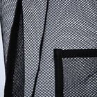 Сумка шопер пляжная, сеточная, 41х32х26 см, чёрный цвет - Фото 4
