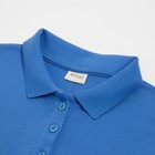 Футболка (поло) женская MINAKU REGULAR FIT: цвет васильковый, р-р 44 9321327 - фото 10215861