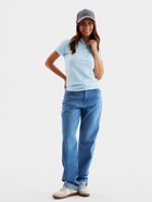 Футболка поло женская MINAKU REGULAR FIT: голубая, р-р 42 - Фото 4