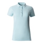 Футболка поло женская MINAKU REGULAR FIT: голубая, р-р 42 - Фото 6