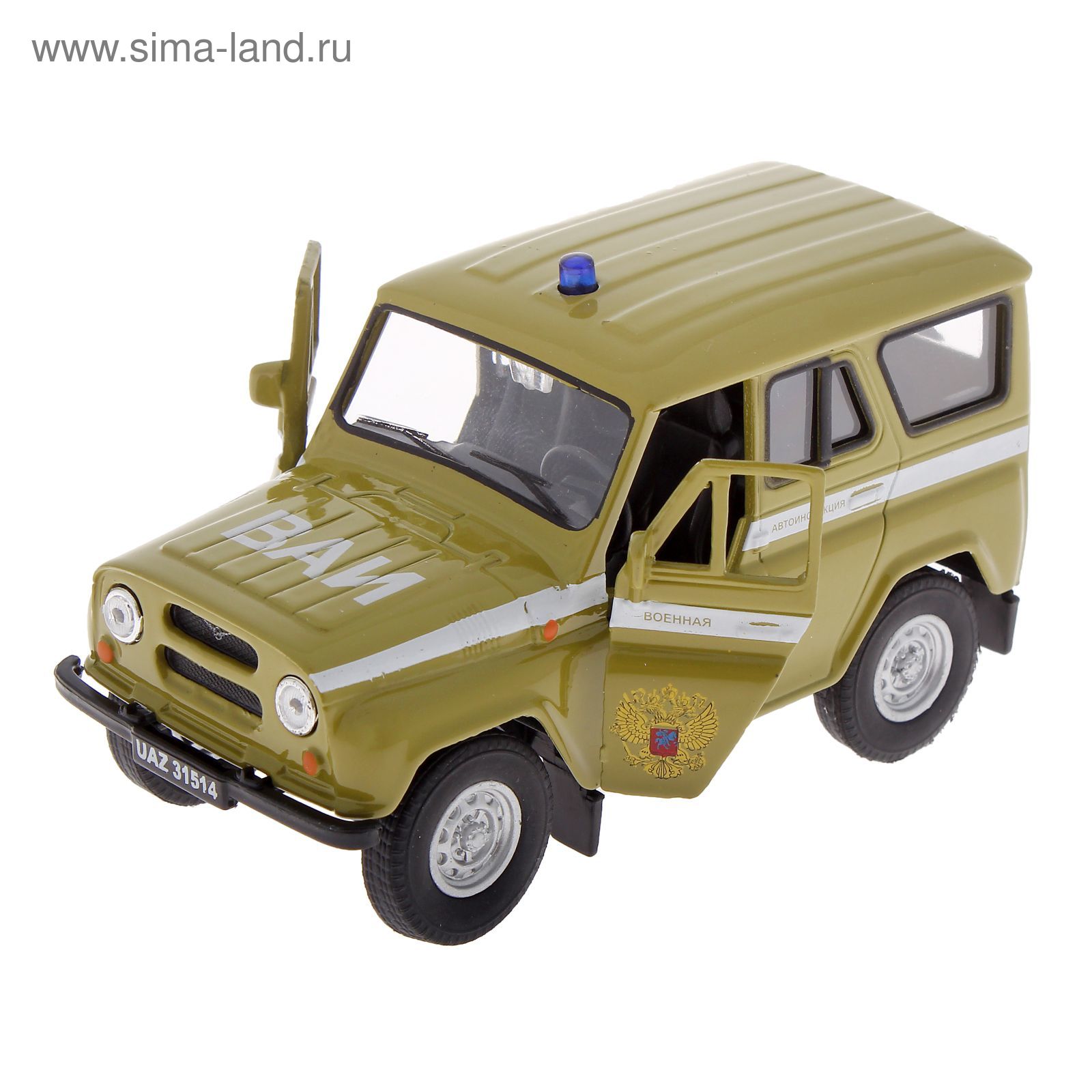 Модель машины ВАИ - UAZ 31514, масштаб 1:36